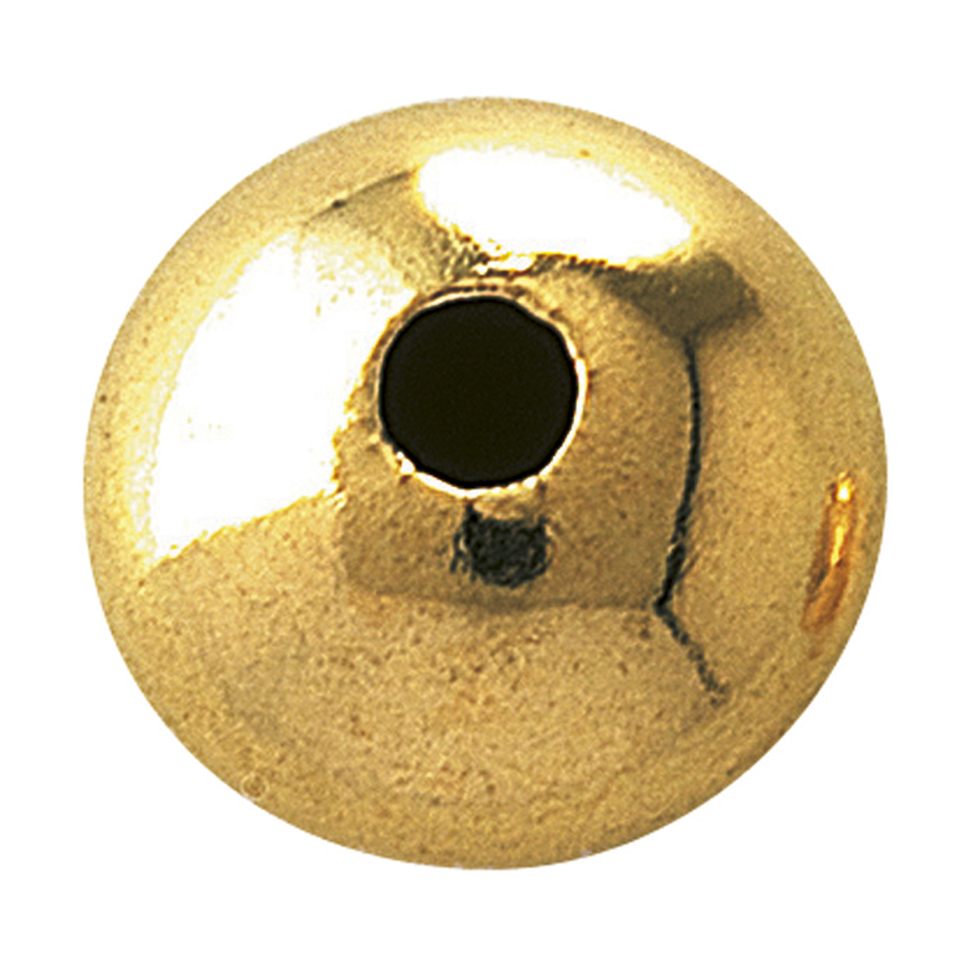 Lense, Rolled Gold Polished, ø 5.7 x 3.3 mm - 1 piece