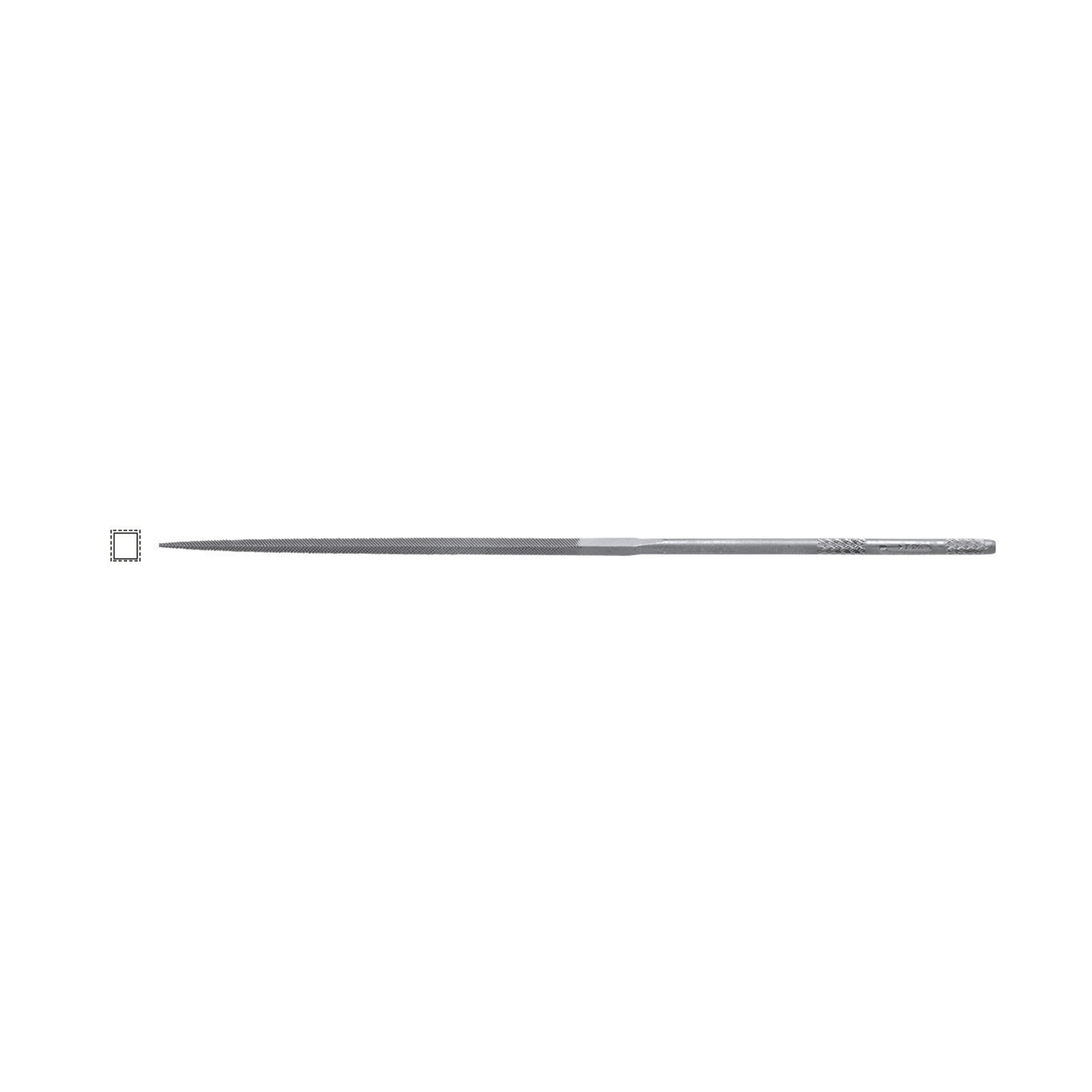 Needle File, Square, Cut 2 - 1 piece Needle File, Square, Cut 2 - 1 piece
