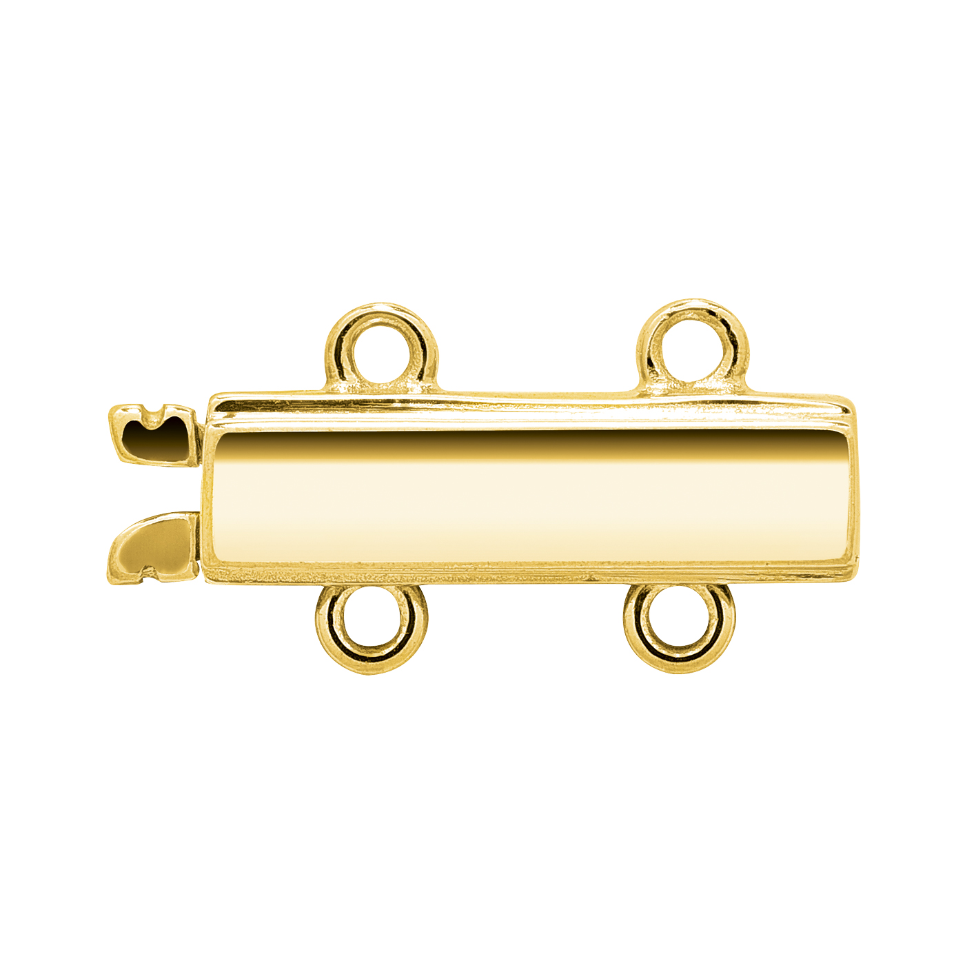 Schnäpperschließe, 333 G, Rechteck, 2-reihig - 1 Stück