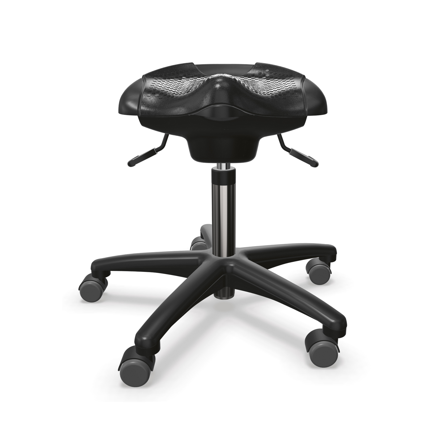 Tec profile Ergo Stool, PU soft Black - 1 piece