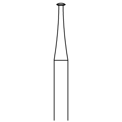 Linsenfräser, Fig. 415, ø 1,5 mm - 6 Stück