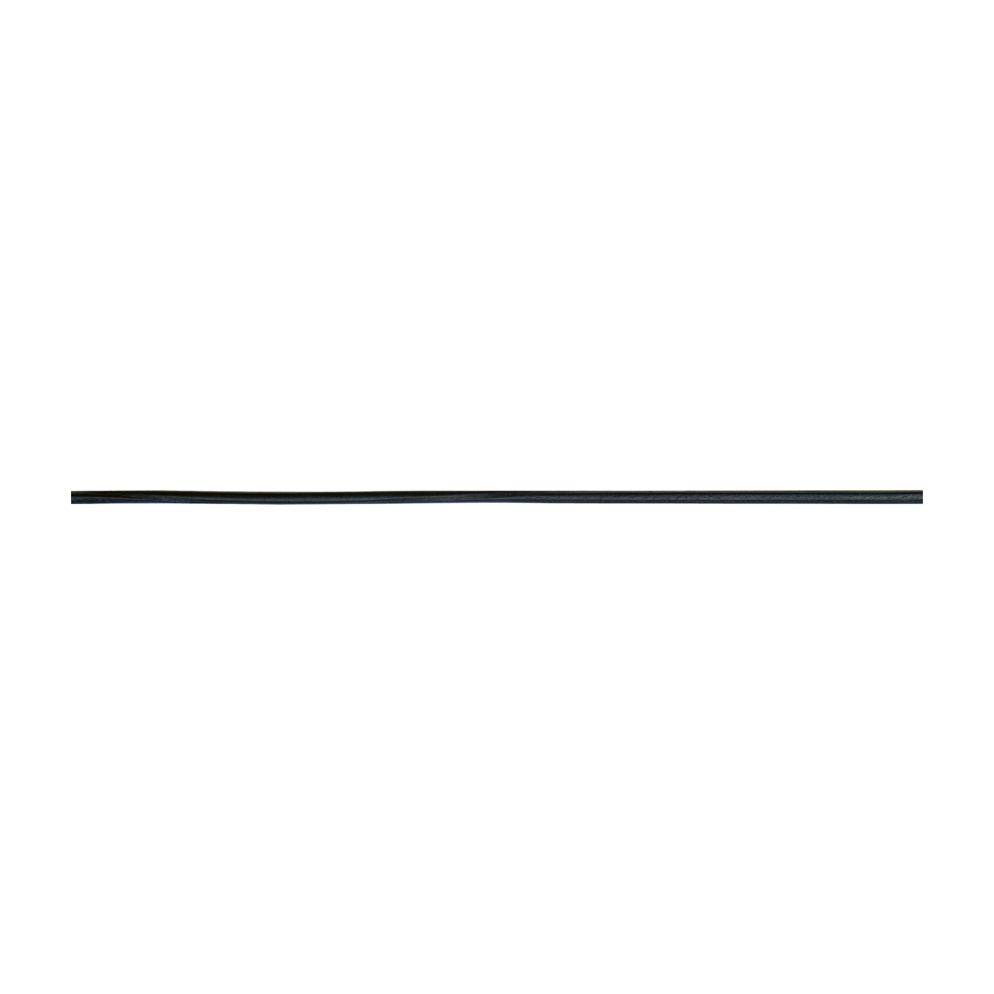 Leather Bands, Black, ø 1.3 mm, 100 cm - 10 pieces