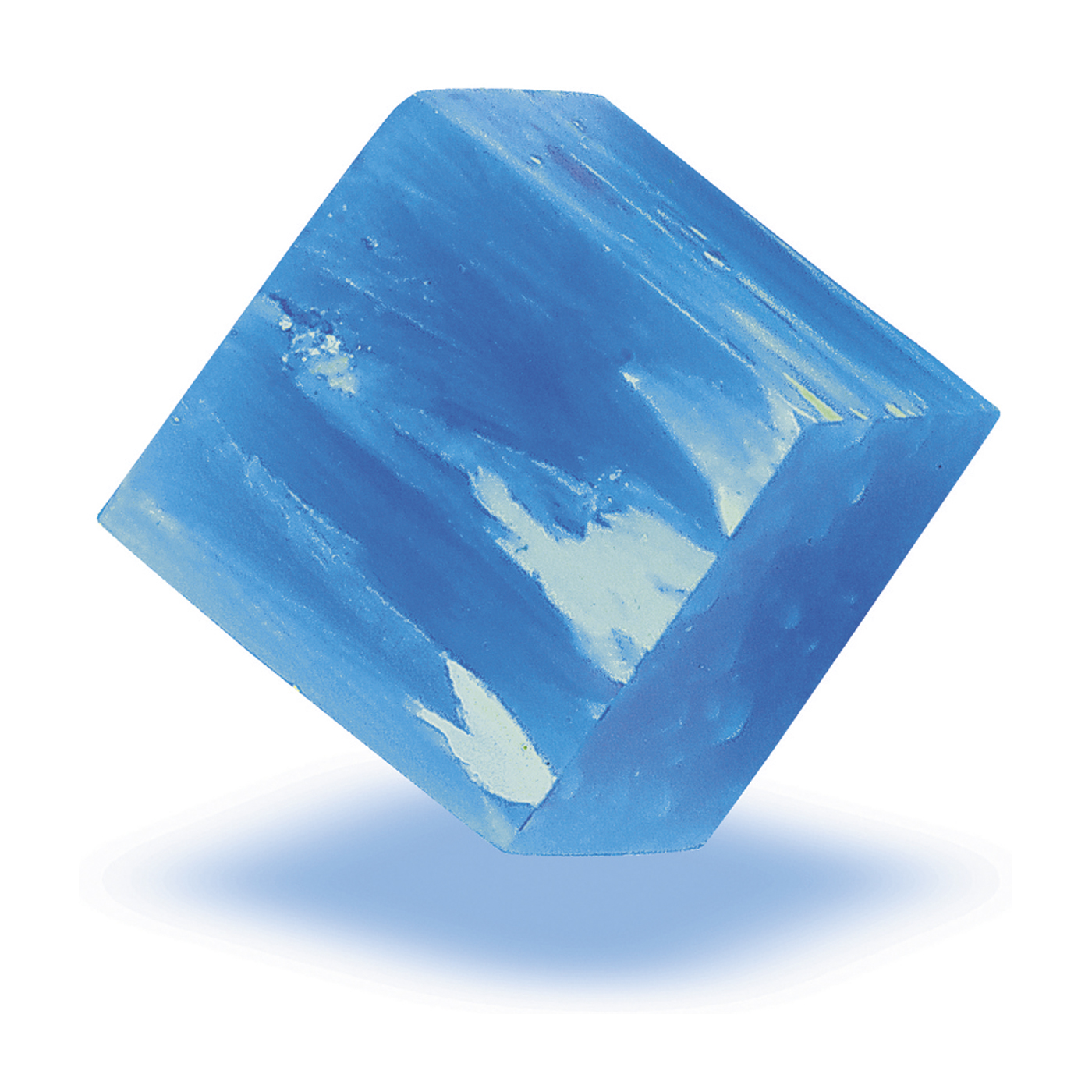 Opal Imitation, Turquoise Blue, Cube, 7.00 x 7.00 mm - 1 piece
