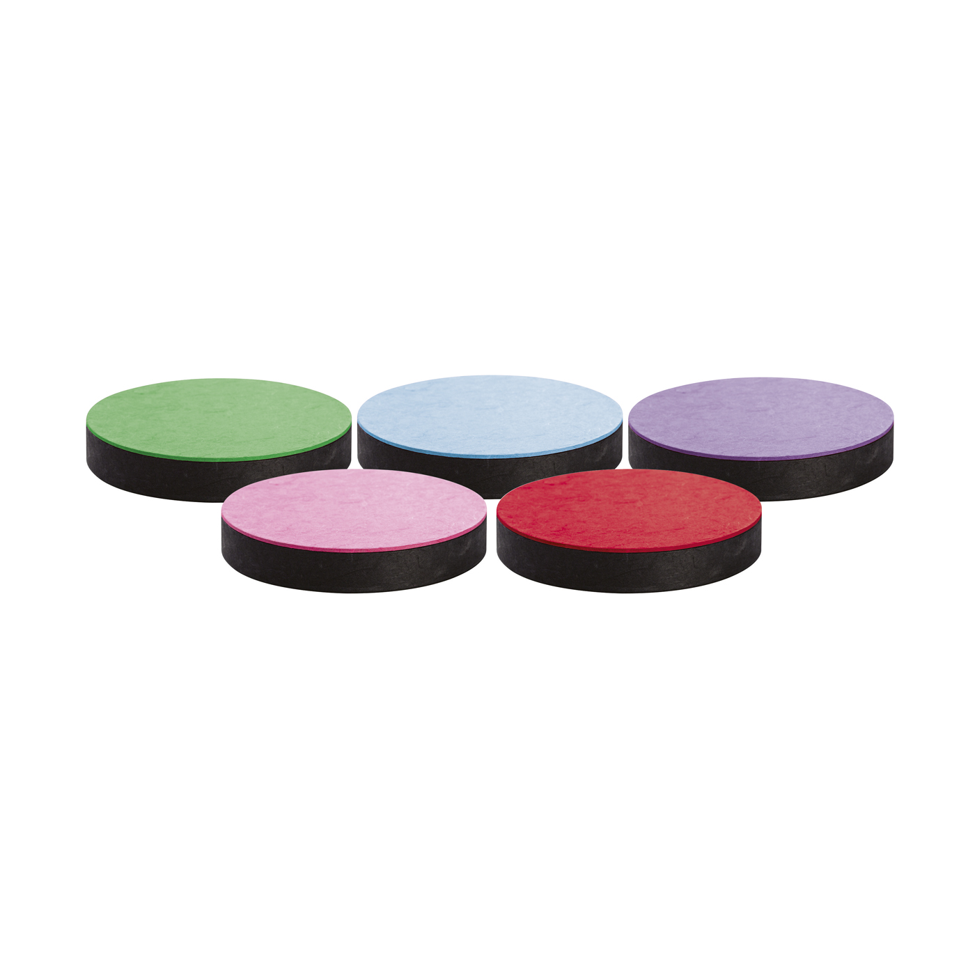 PICA-Design Schmucketuis "Puk", farblich sortiert, ø 190 x 30 mm - 5 Stück PICA-Design Schmucketuis "Puk", farblich sortiert, ø 190 x 30 mm - 5 Stück