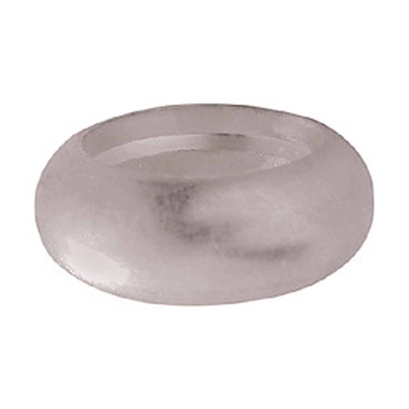 Rim, Round, Curved, 585WG/Pd, Stone ø 4 mm - 1 piece