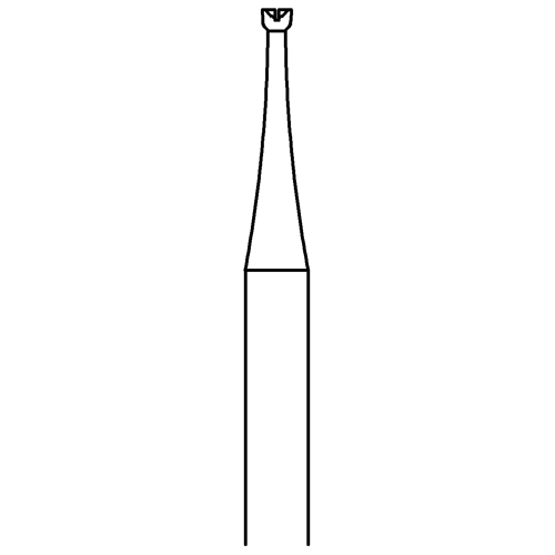 Clean Cut Cupbur Hollow Drill, Fig. 411CCC, ø 1.1 mm - 1 piece
