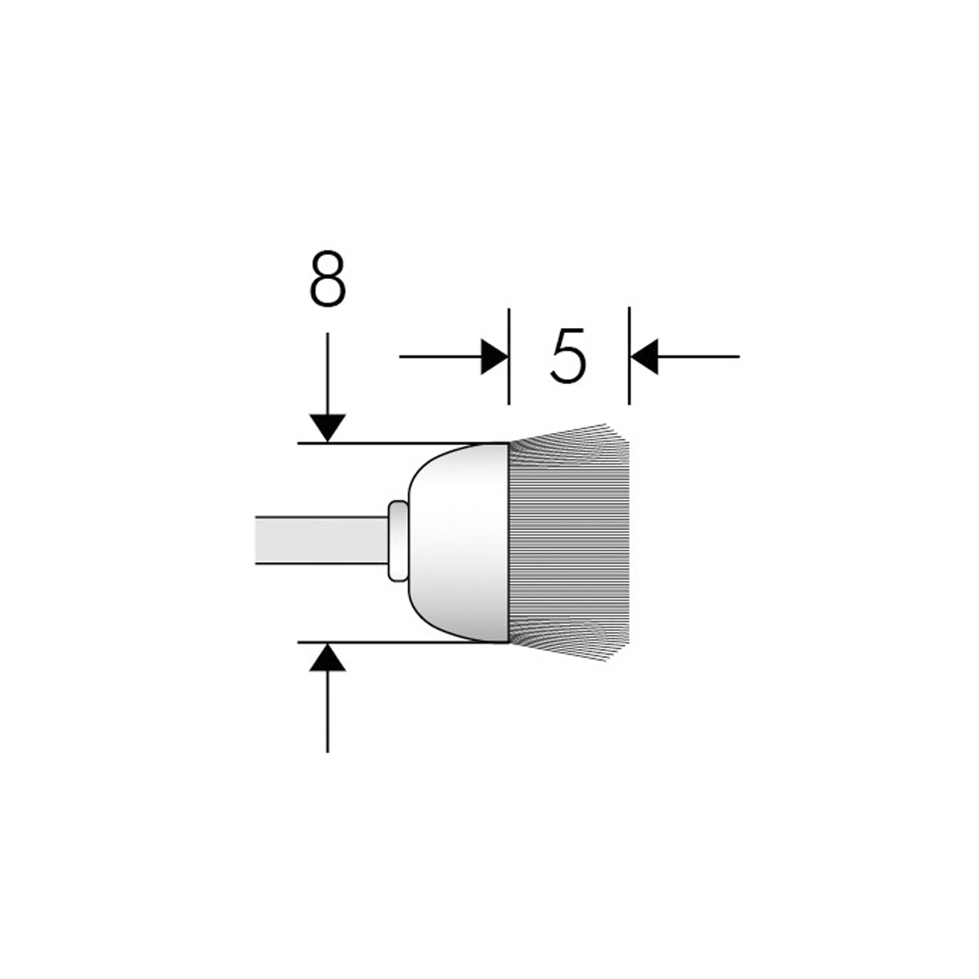 Brass Wire Miniature Cup - 1 piece Brass Wire Miniature Cup - 1 piece