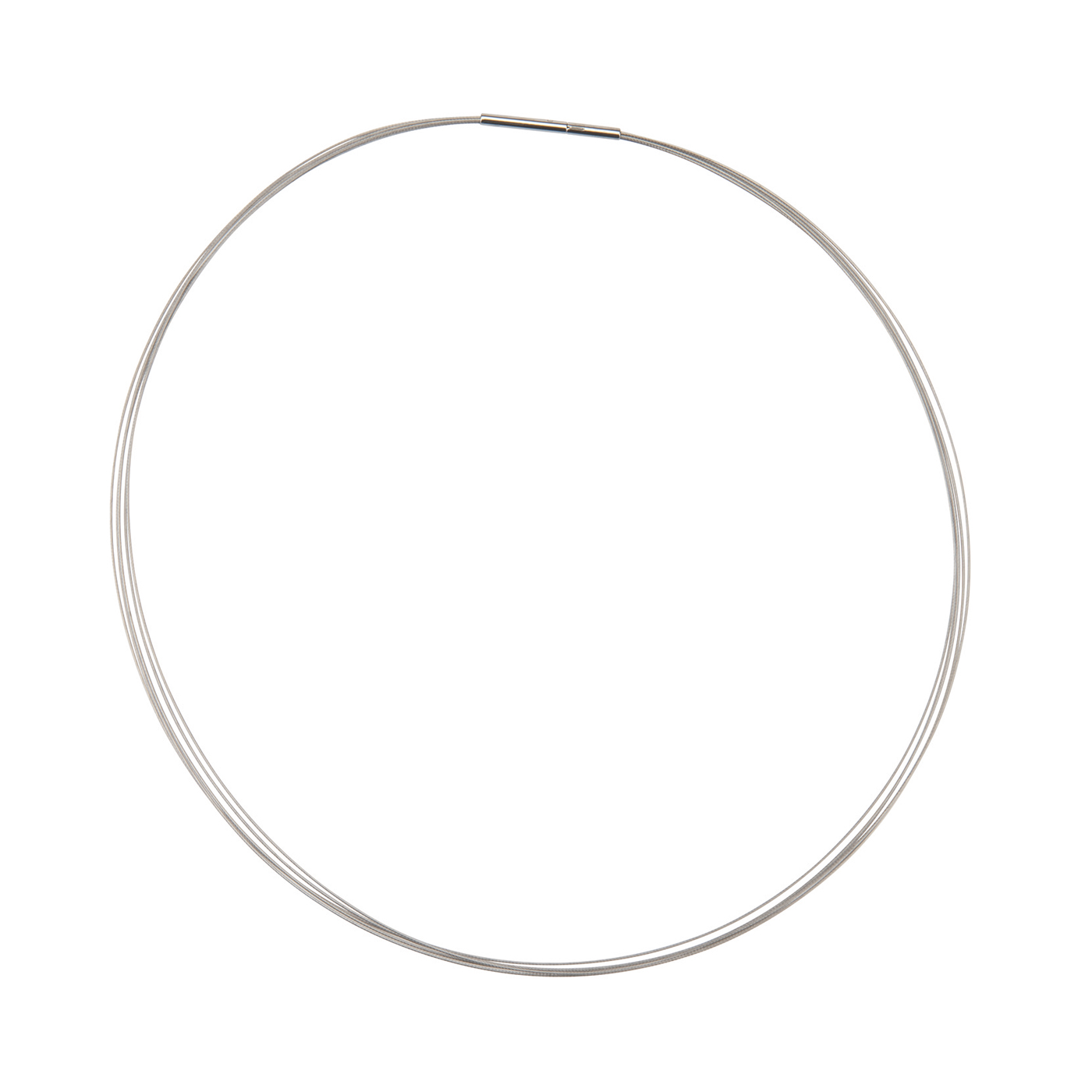 Seilcollier "Colour Cable", ES, 5-reihig, 45 cm - 1 Stück