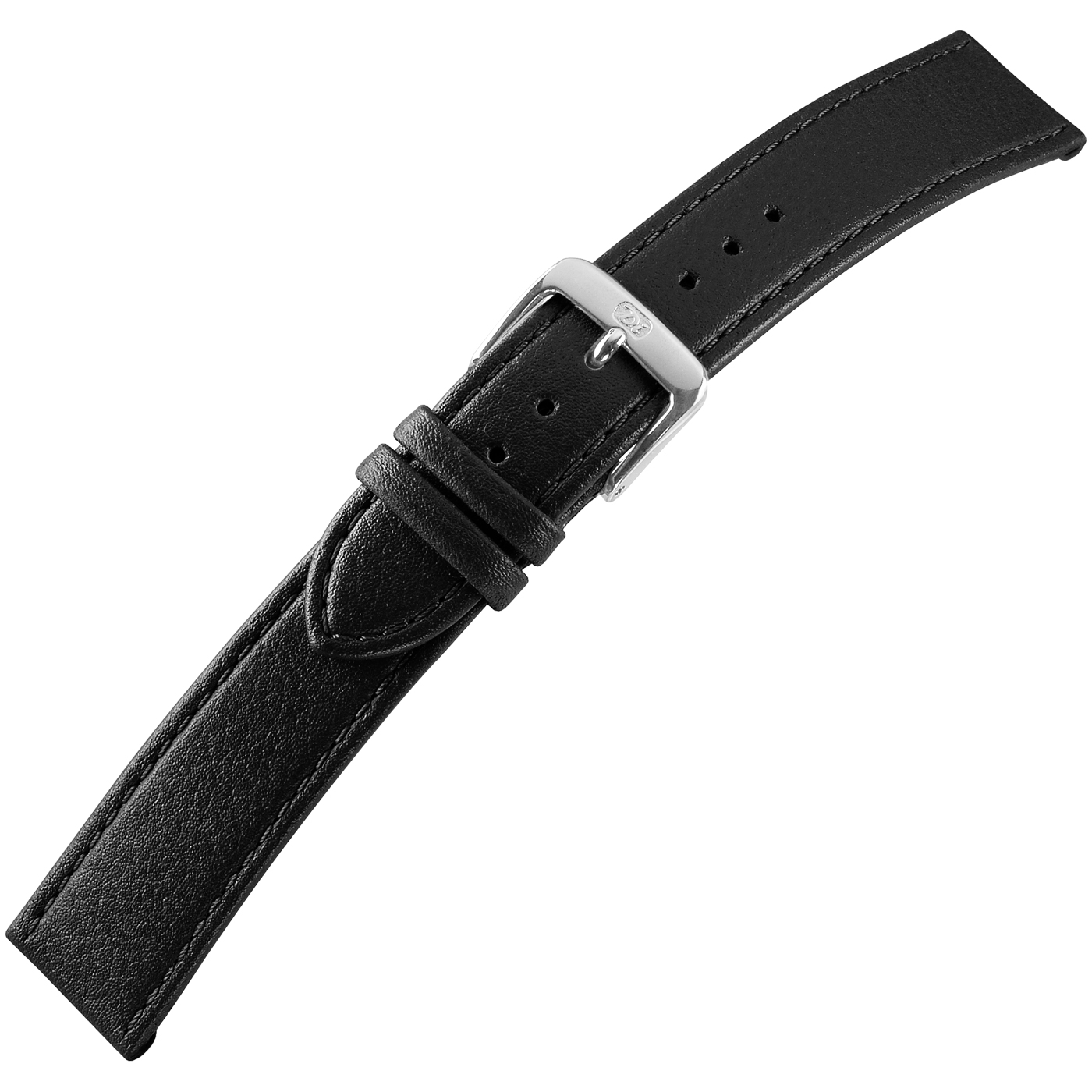 Di-Modell Uhrenarmband Kalb Waterproof, Damen, schwarz, 14 mm - 1 Stück