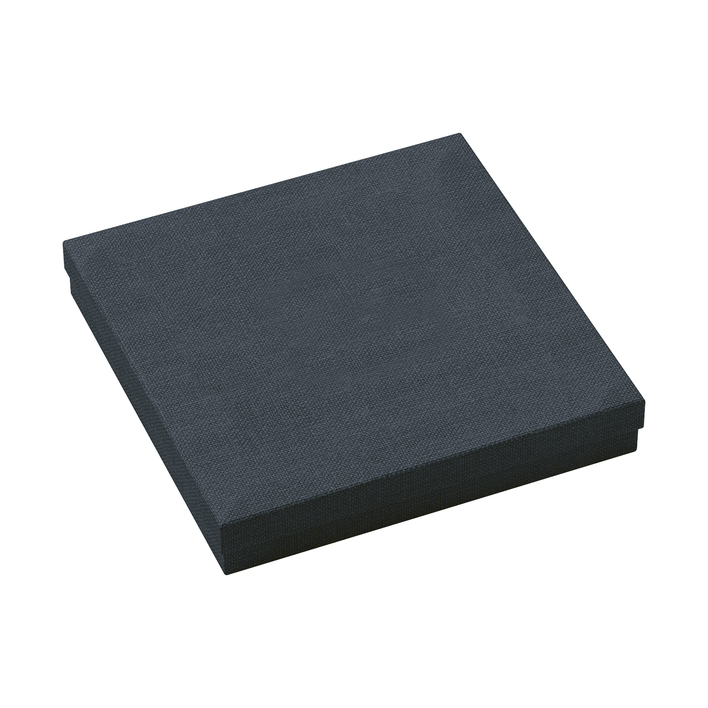 Schmucketui "Pattern", schwarz, 165 x 165 x 27 mm - 1 Stück