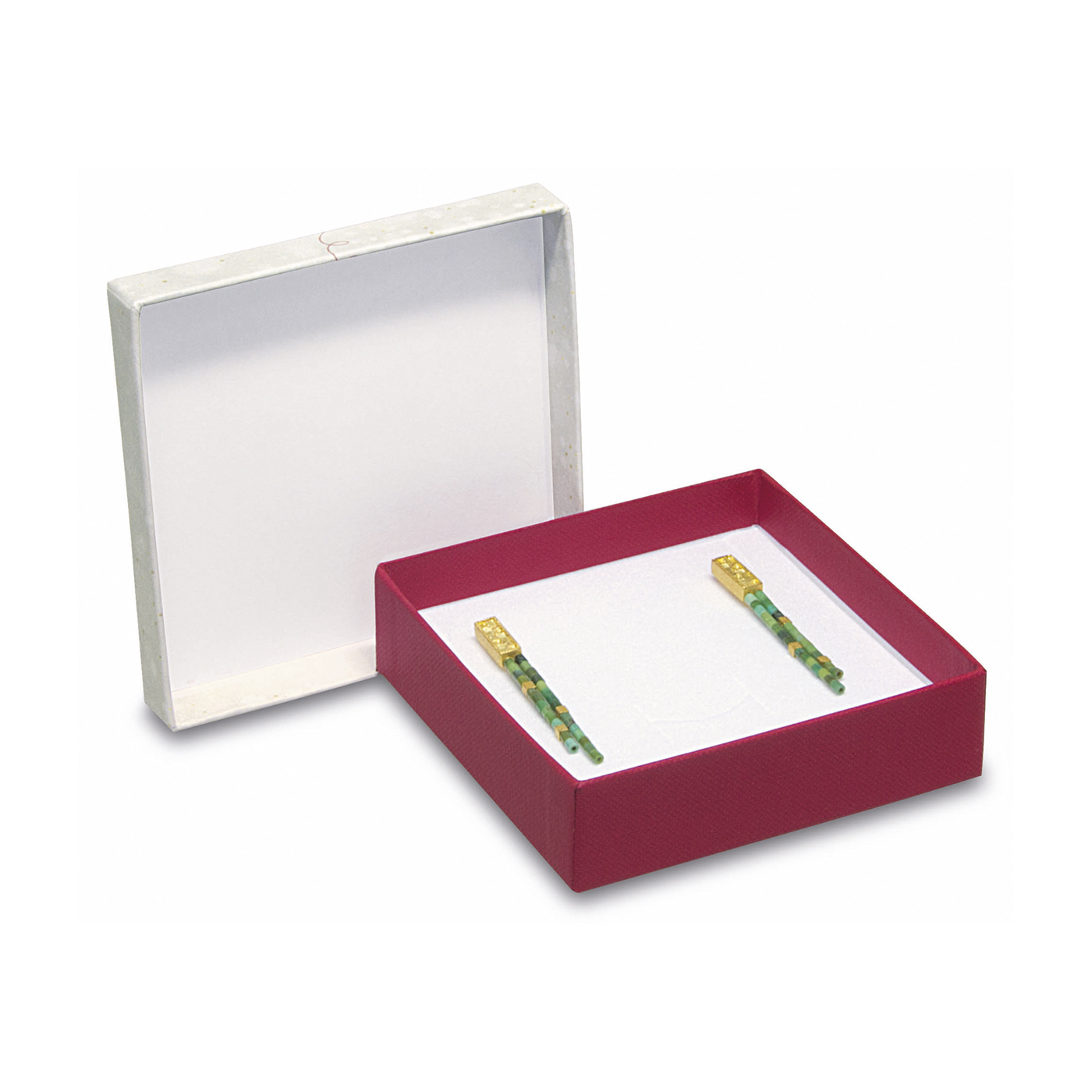 Jewellery Packagings "Snowflake", 80 x 80 x 22 mm - 5 pieces