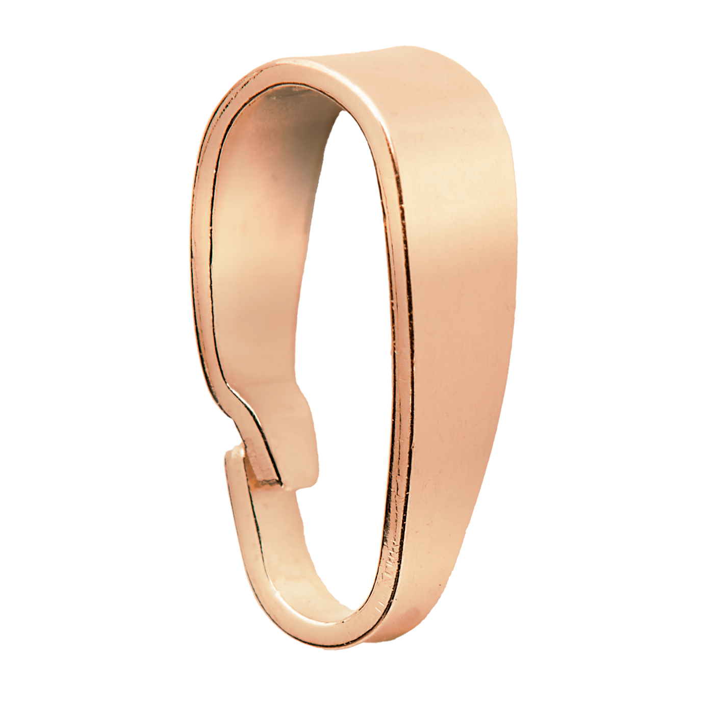 Anhängerschlaufe, 585 G, 3 x 8 mm, poliert - 1 Stück