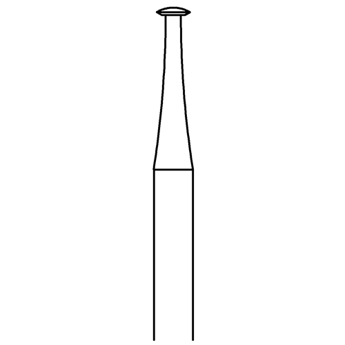 Lens-Shaped Milling Cutter, Fig. 415, ø 1.9 mm - 6 pieces