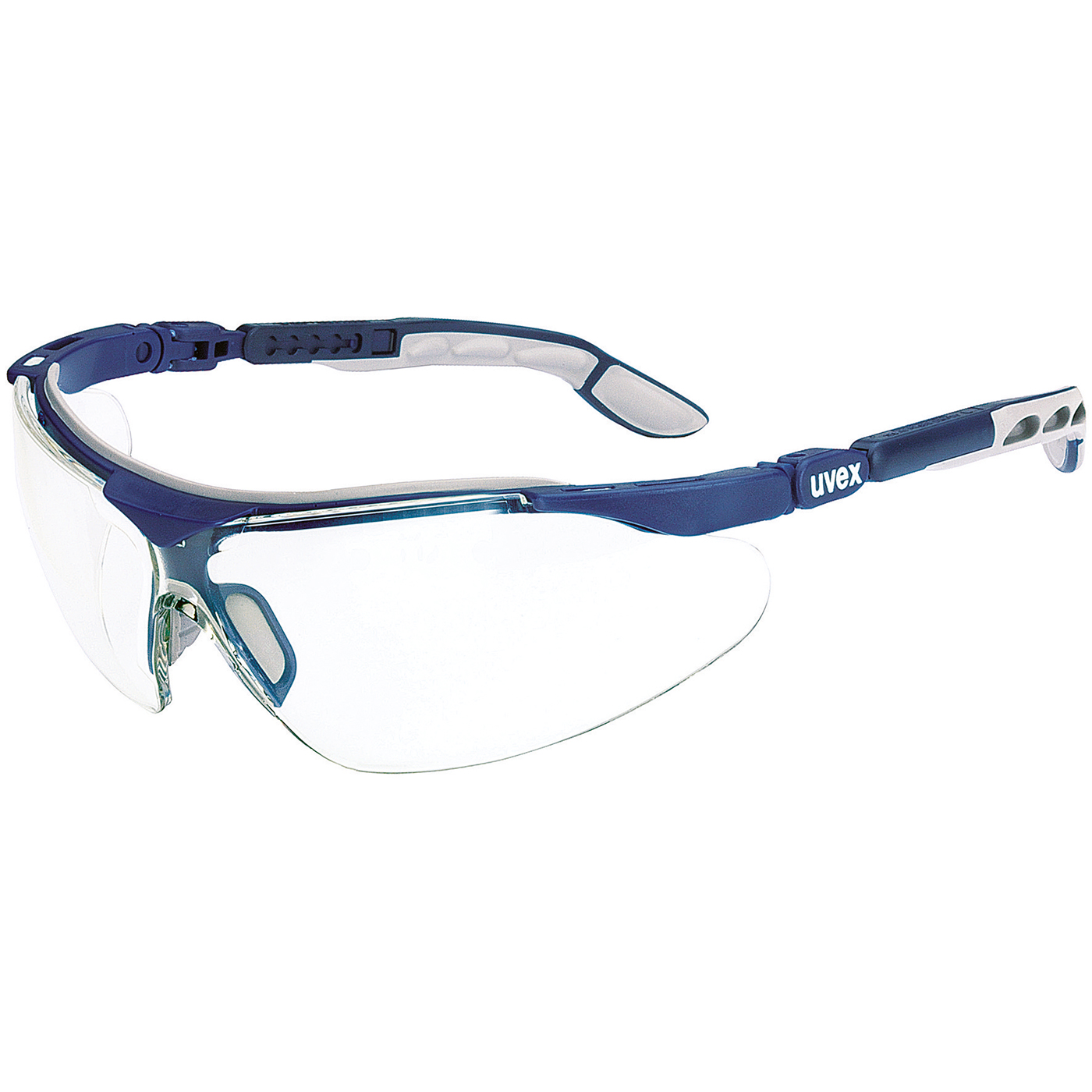 uvex iSpec Comfort Fit Schutzbrille,Scheibe farblos,F. blau/grau - 1 Stück