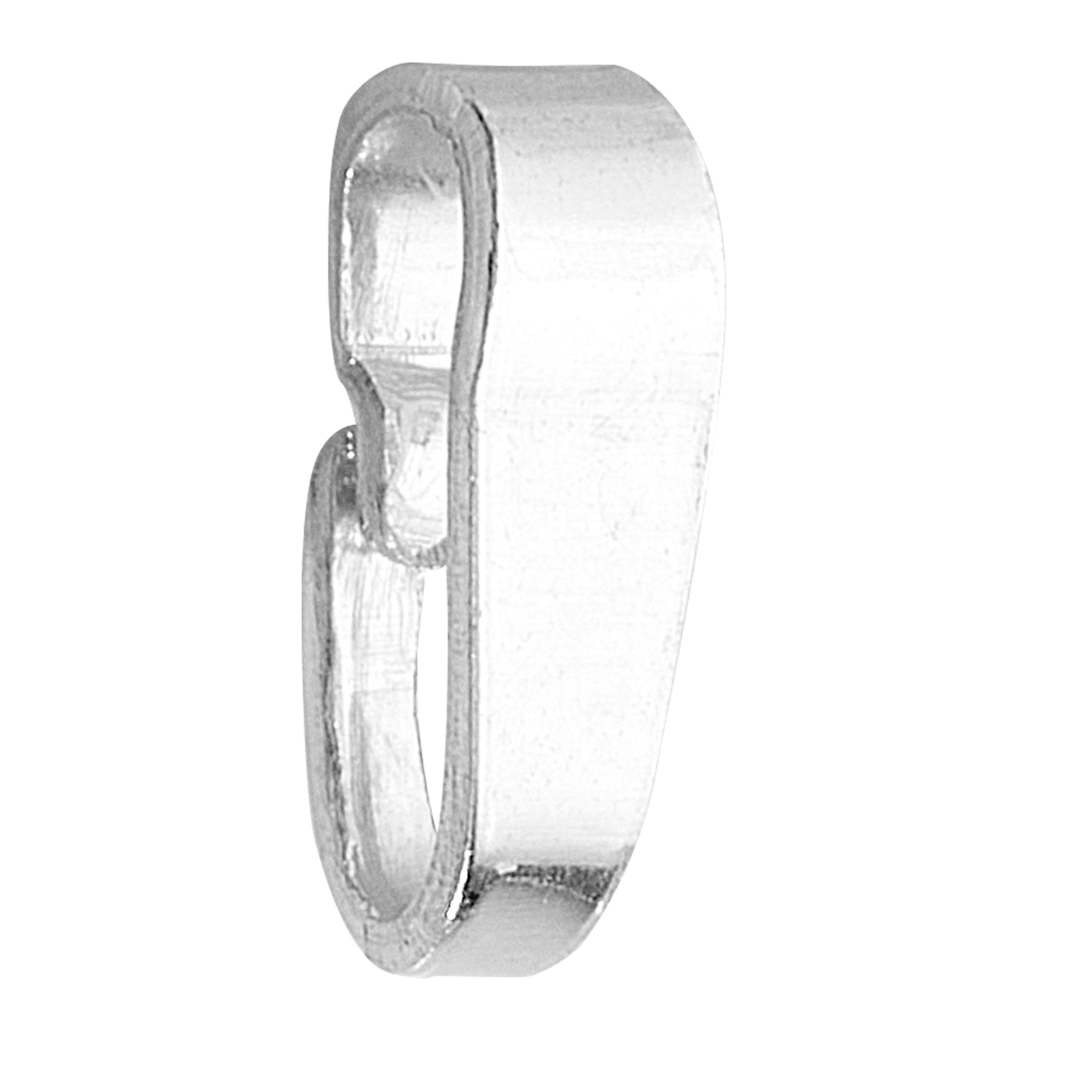 Anhängerschlaufe, 750 WG, 2 x 6 mm, poliert - 1 Stück Anhängerschlaufe, 750 WG, 2 x 6 mm, poliert - 1 Stück
