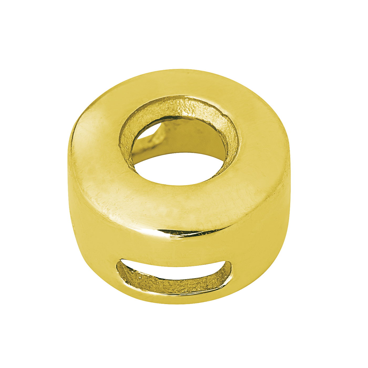Pendant with Frame, 585G, Stone-ø 3.8 mm - 1 piece