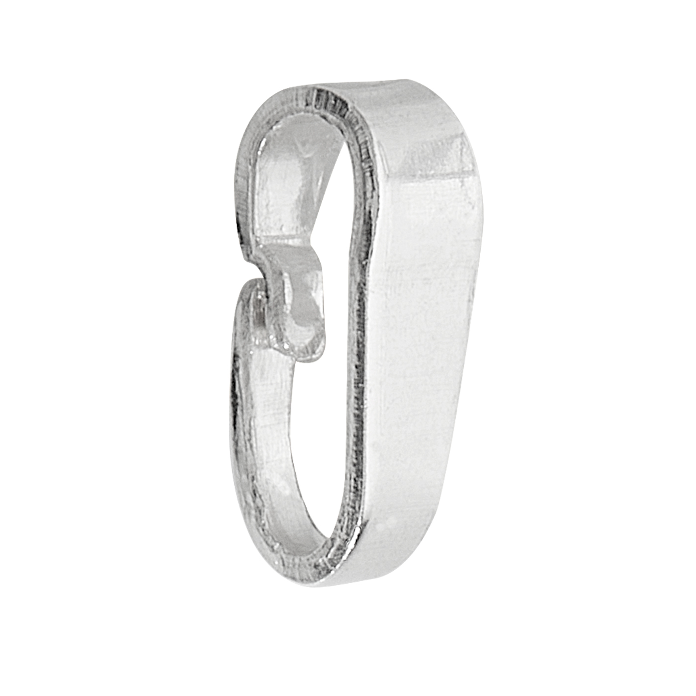 Anhängerschlaufe, 750 WG, 2 x 6 mm, poliert - 1 Stück Anhängerschlaufe, 750 WG, 2 x 6 mm, poliert - 1 Stück