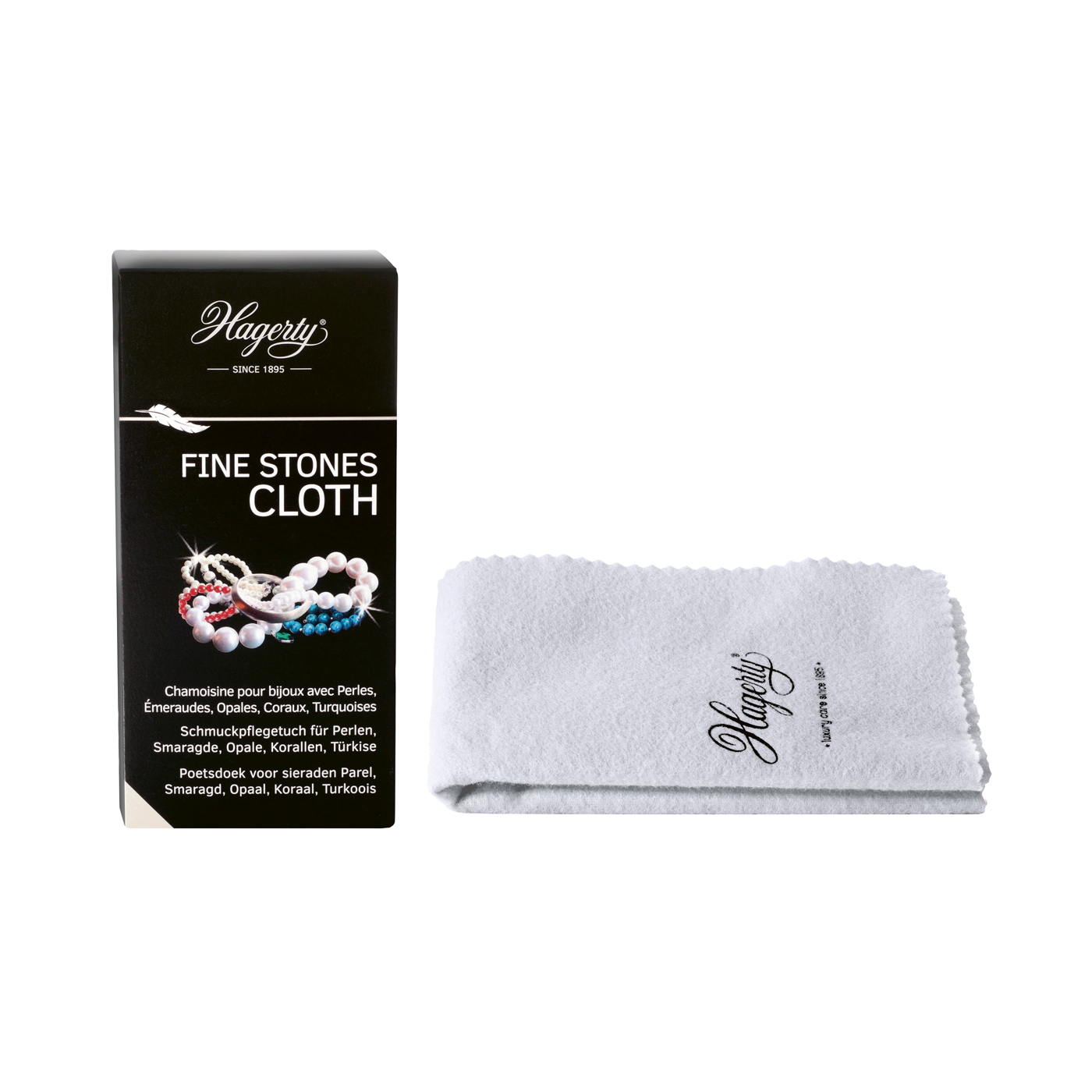 Hagerty Fine Stones Jewellery Cleaning Cloth - 1 piece