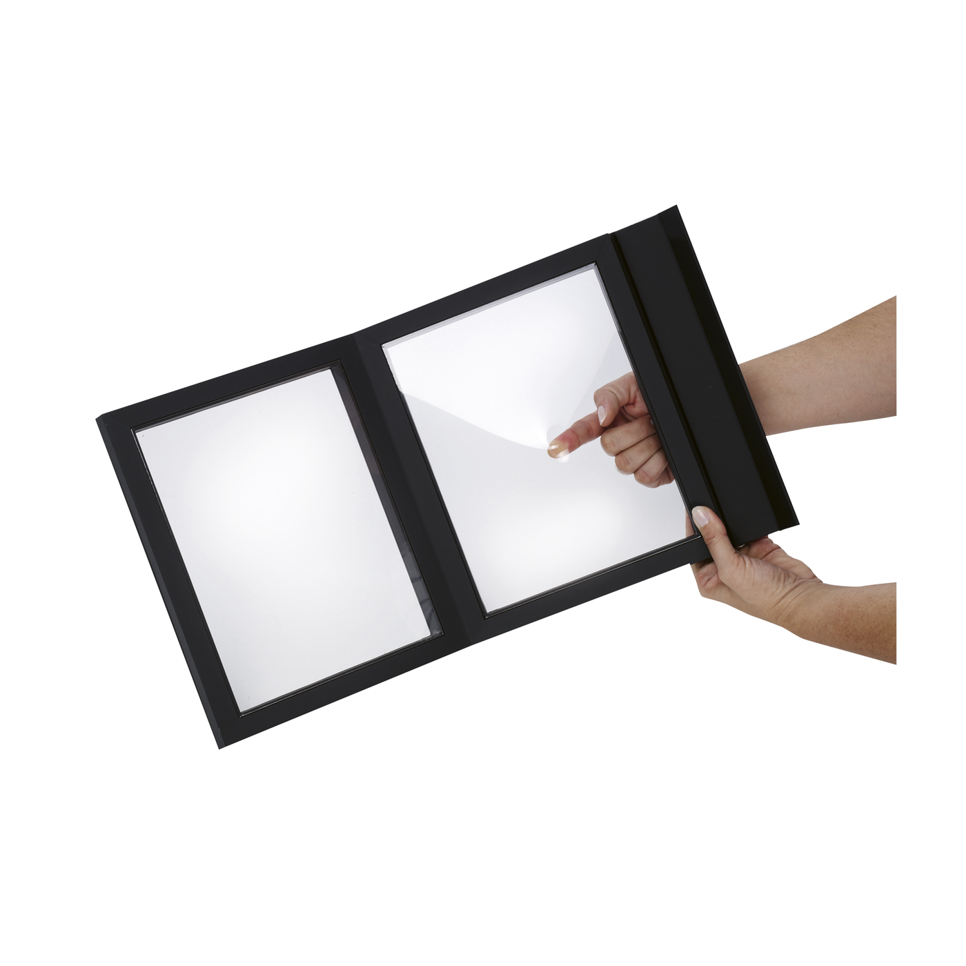 Schmucketui "Frame", schwarz, 265 x 60 x 25 mm - 1 Stück
