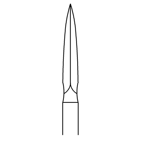 Dreikantbohrer, Fig. 186, ø 2,3 mm - 1 Stück