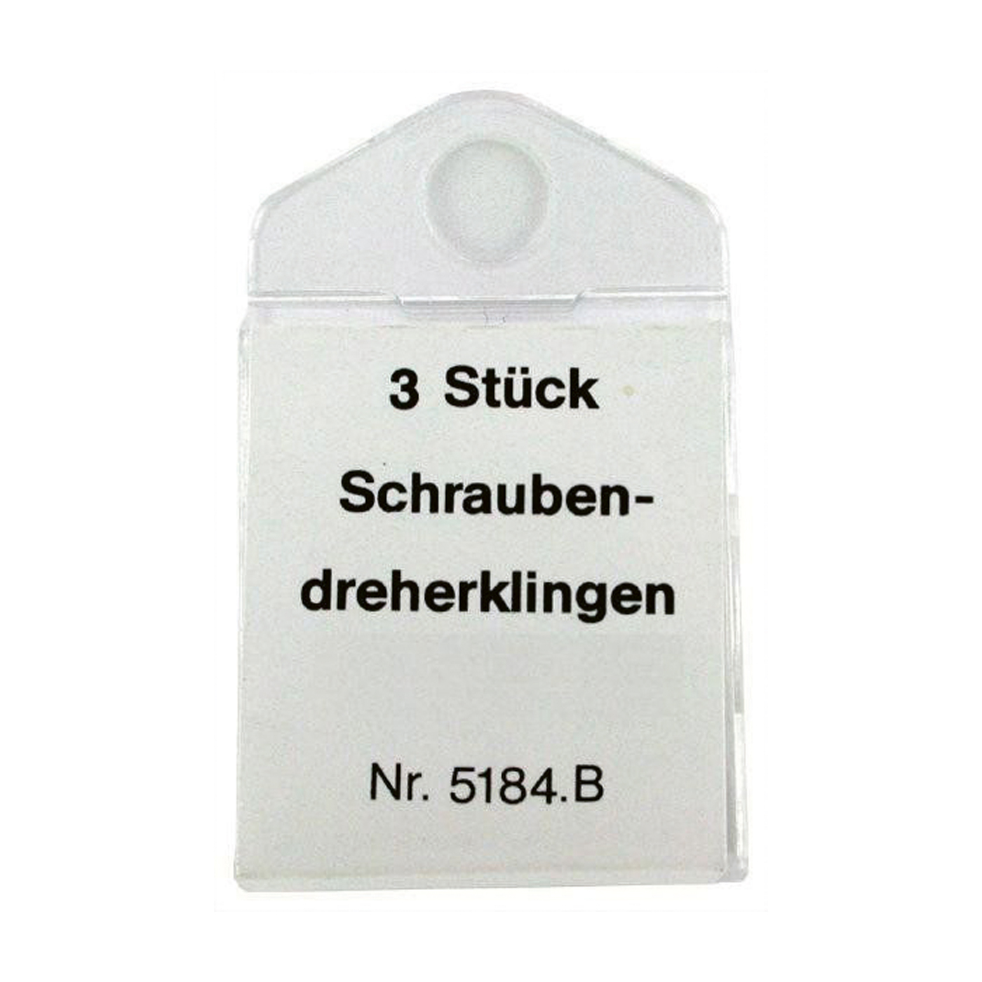 Ersatzklingen, Schlitz, ø 3 mm - 3 Stück