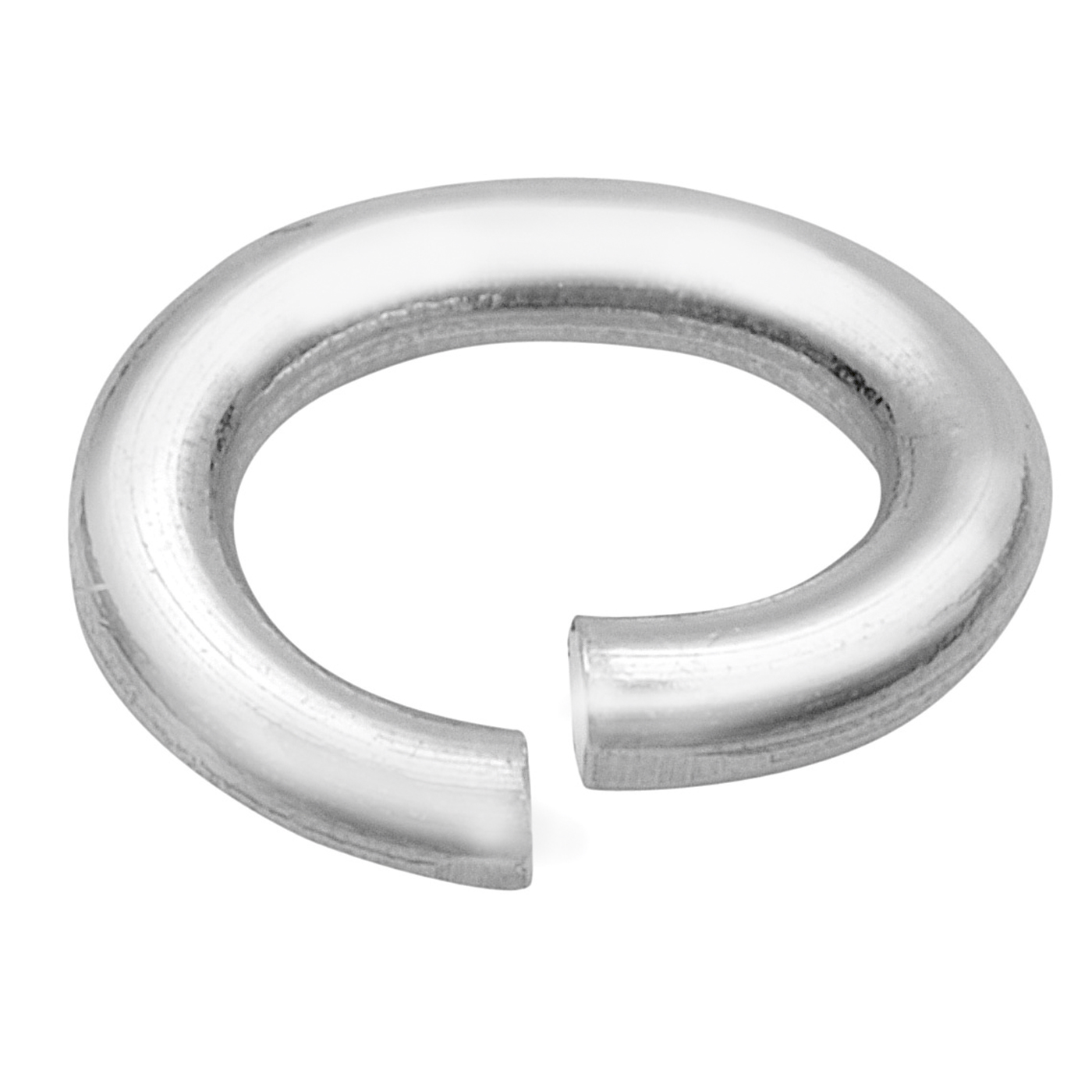 Binderinge, 925 Ag, oval, ø 5 mm, Draht-ø 0,9 mm - 1 Stück
