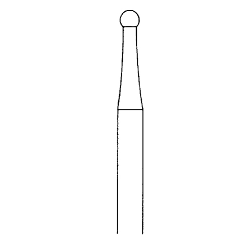 Kugelfräser, Fig. 1, ø 1,9 mm - 1 Stück