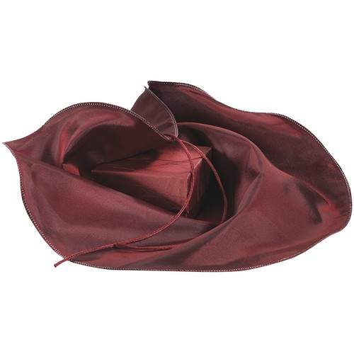 Satin Bags, Red, ø 420 mm - 5 pieces