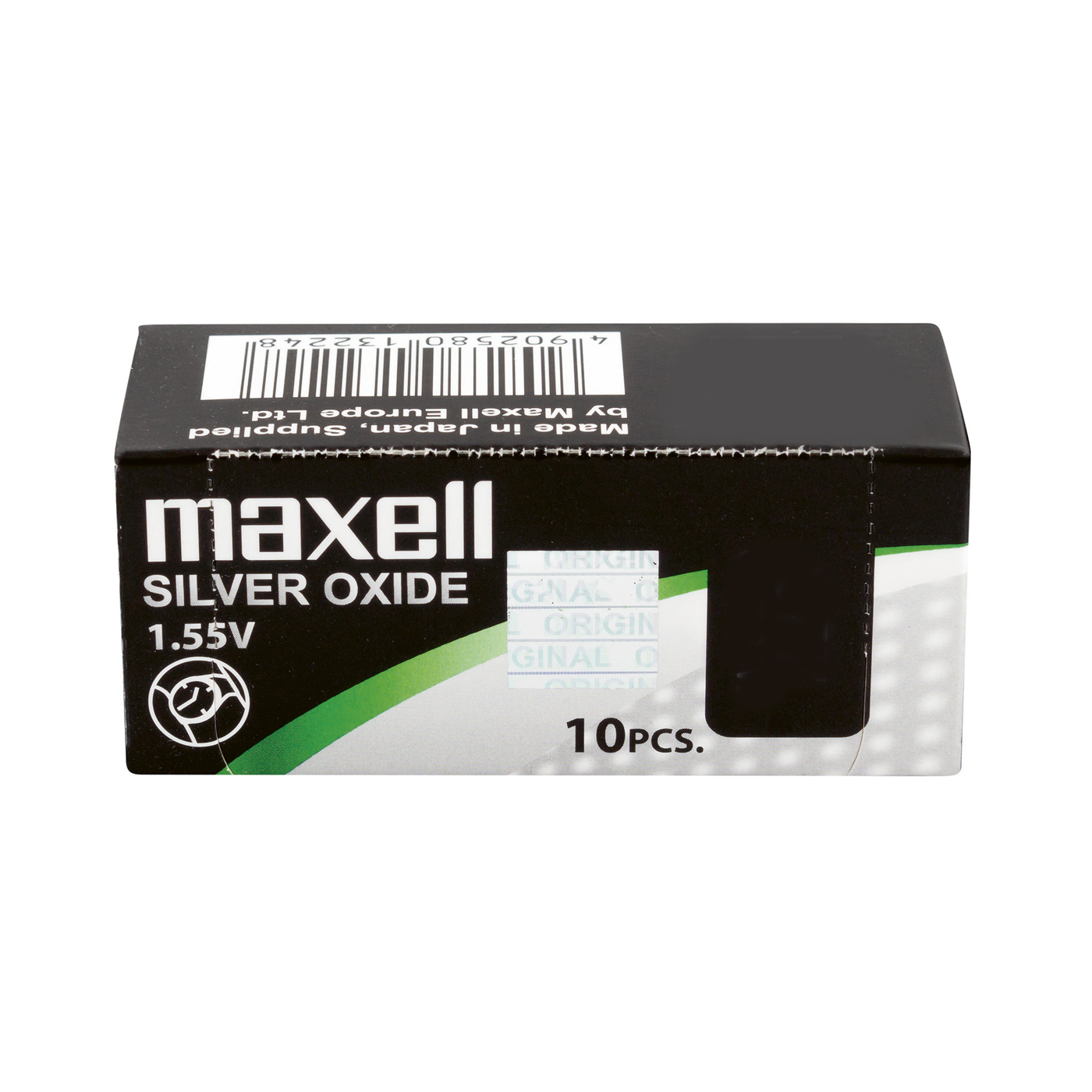Maxell Uhrenbatterien 379, SR 521 SW - 10 Stück