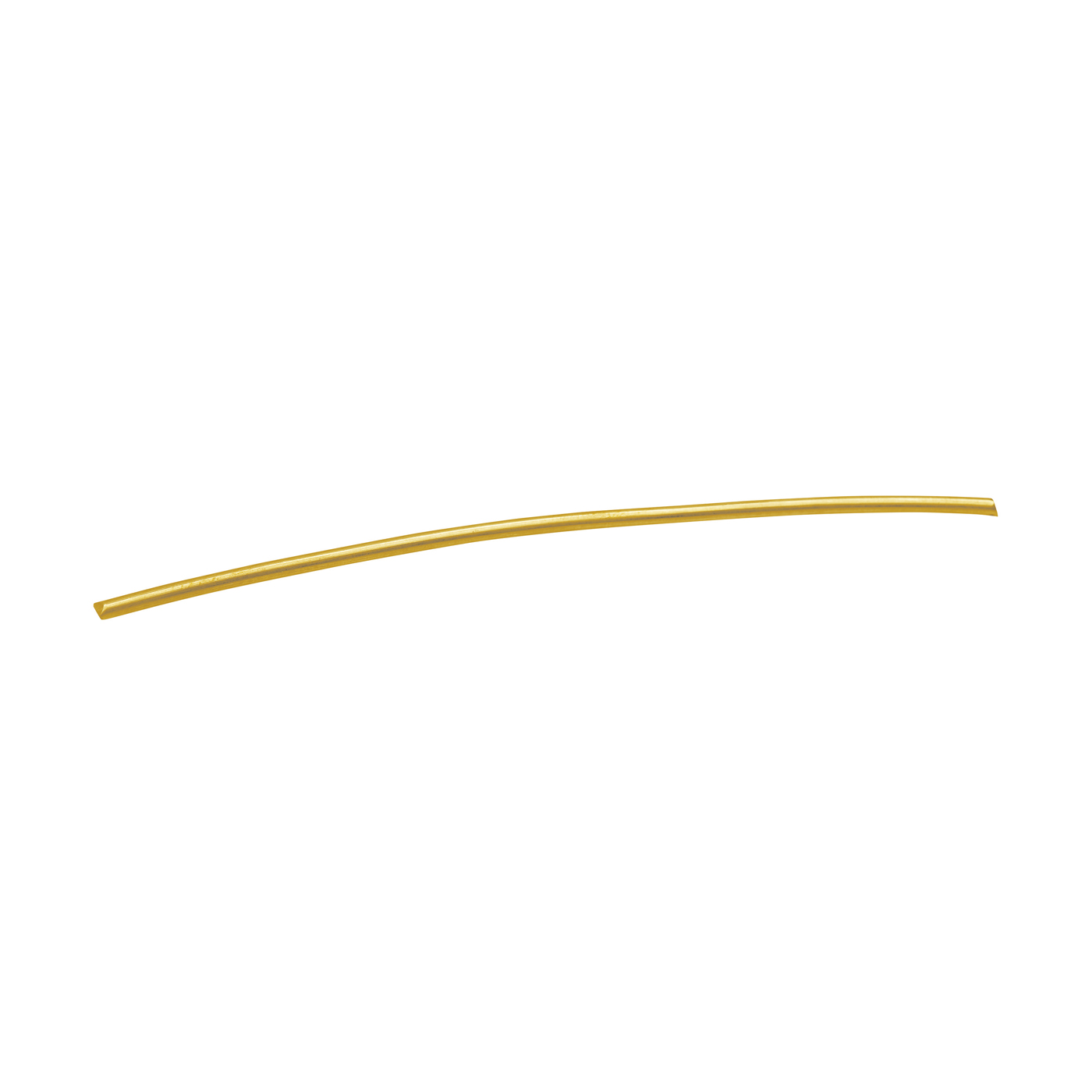 Round Wire, 750G/125 Deep Yellow, ø 2 mm, Length 10 cm - 1 piece
