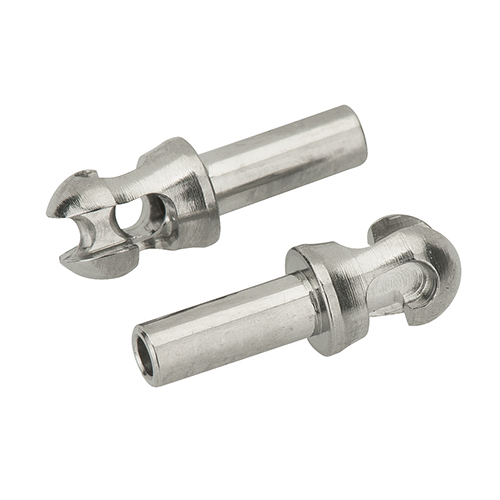 Wechselschließe, 925 Ag rhod./rosé, Kugel, ø 13 mm, Zirkonia - 1 Stück Wechselschließe, 925 Ag rhod./rosé, Kugel, ø 13 mm, Zirkonia - 1 Stück