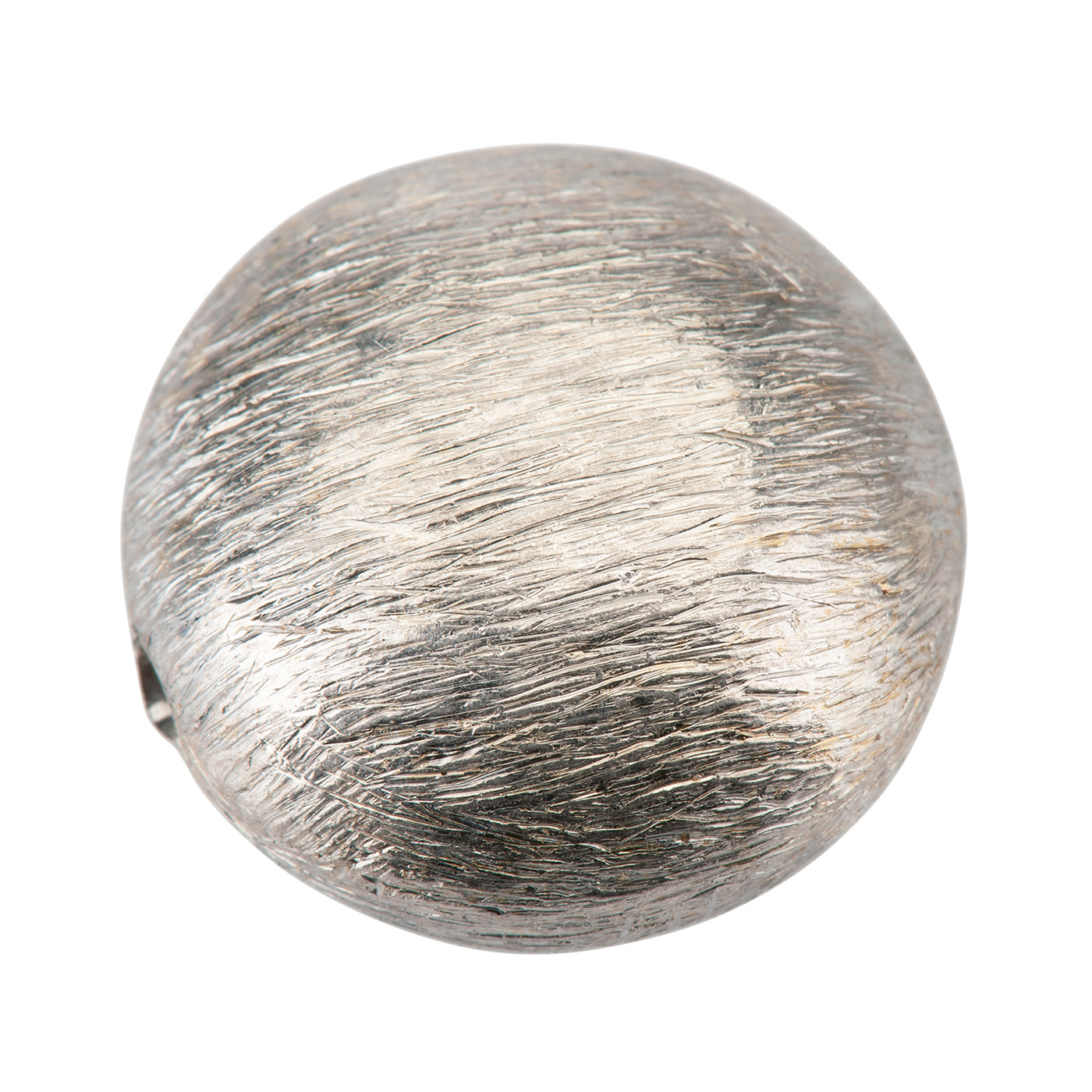 Intermediate Piece, Round, 925Ag, ø 18 x 10 mm, Tarnished - 1 piece