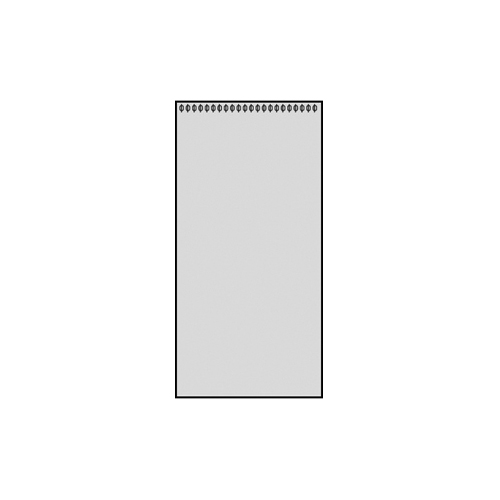 Tray System Inlay, White, with Hook Strip, 224 x 448 mm - 1 piece