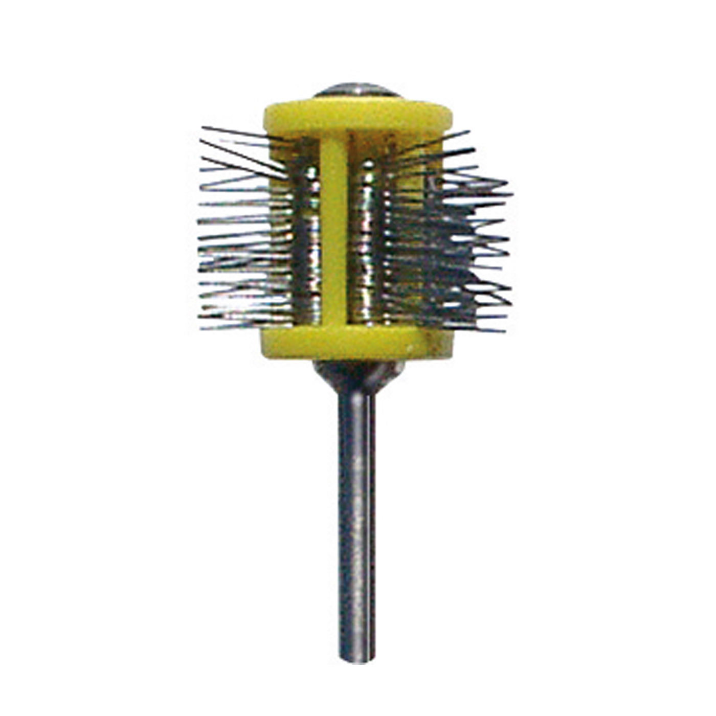 Minimatt Matting Wire Brush, ø 0.20 mm, Yellow, Short Wires - 1 piece