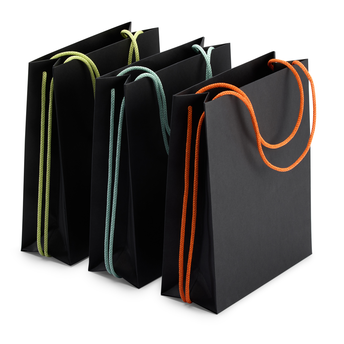 PICA-Design Papiertragetasche, groß, bunt, 190 x 230 x 80 mm - 3 Stück