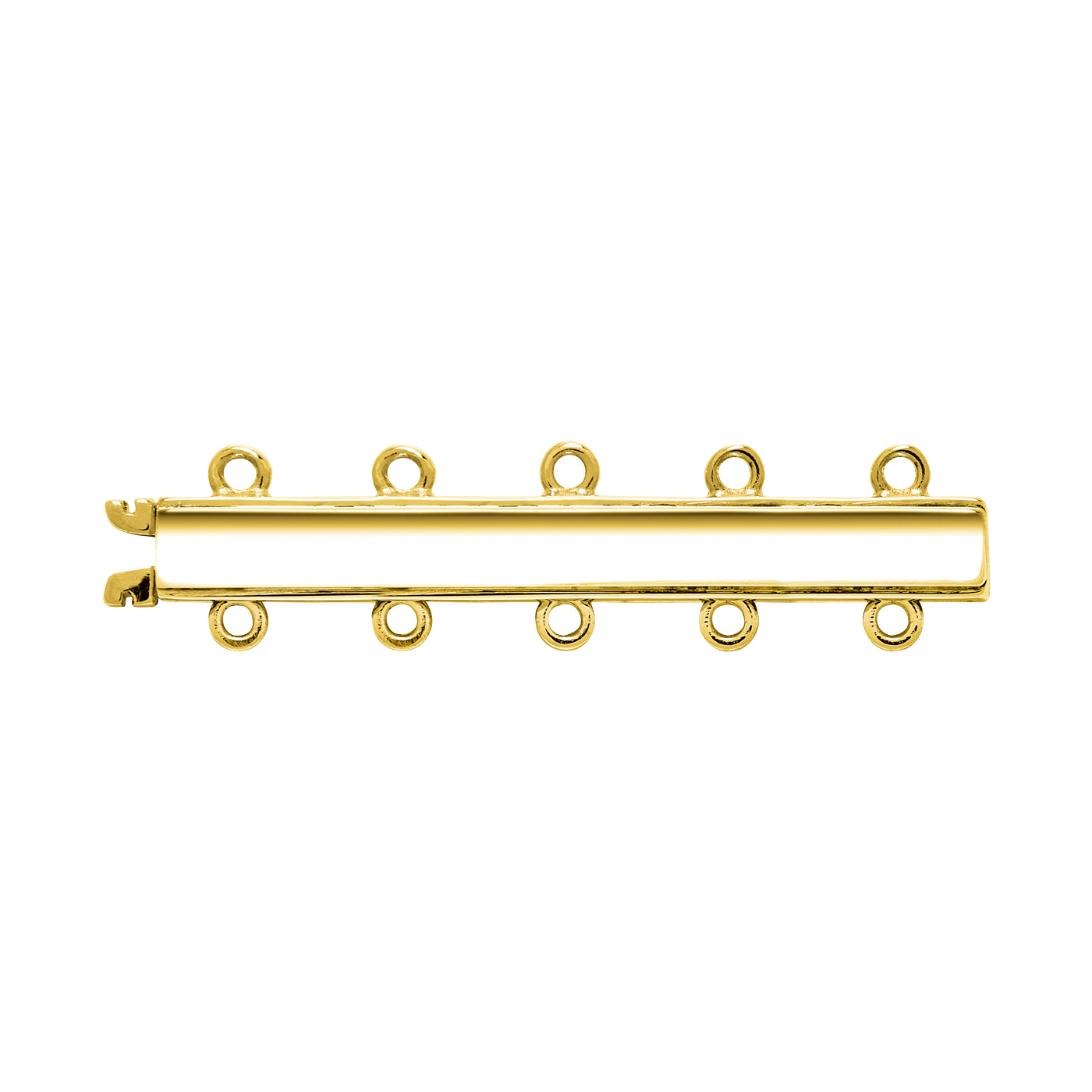 Schnäpperschließe, 333 G, Rechteck, 5-reihig - 1 Stück