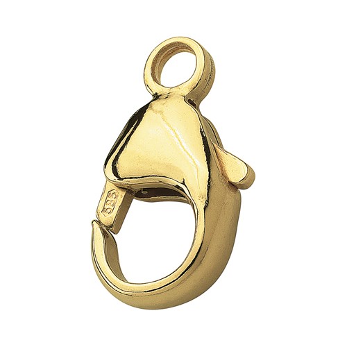 Karabiner, 585 G, 16 mm, gepresst - 1 Stück