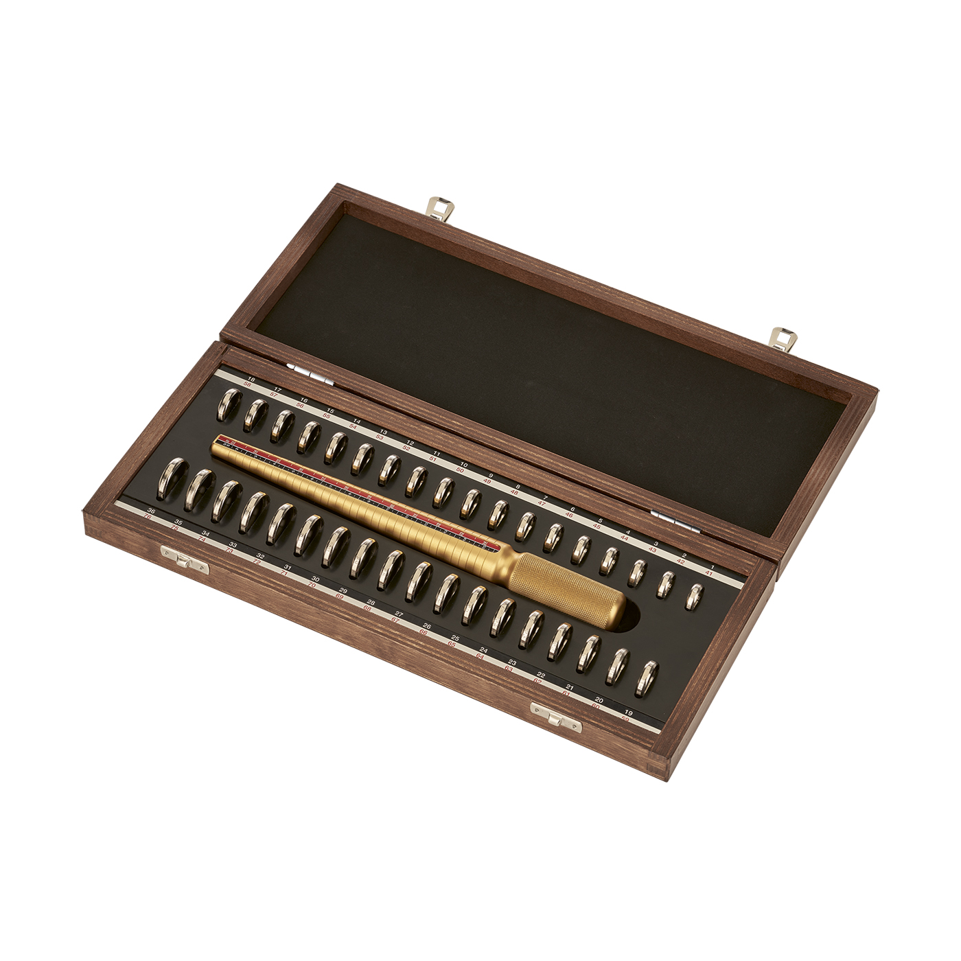 O.M.O. Ringmaß- und Ringstockset, Größe 41-73 - 1 Set O.M.O. Ringmaß- und Ringstockset, Größe 41-73 - 1 Set