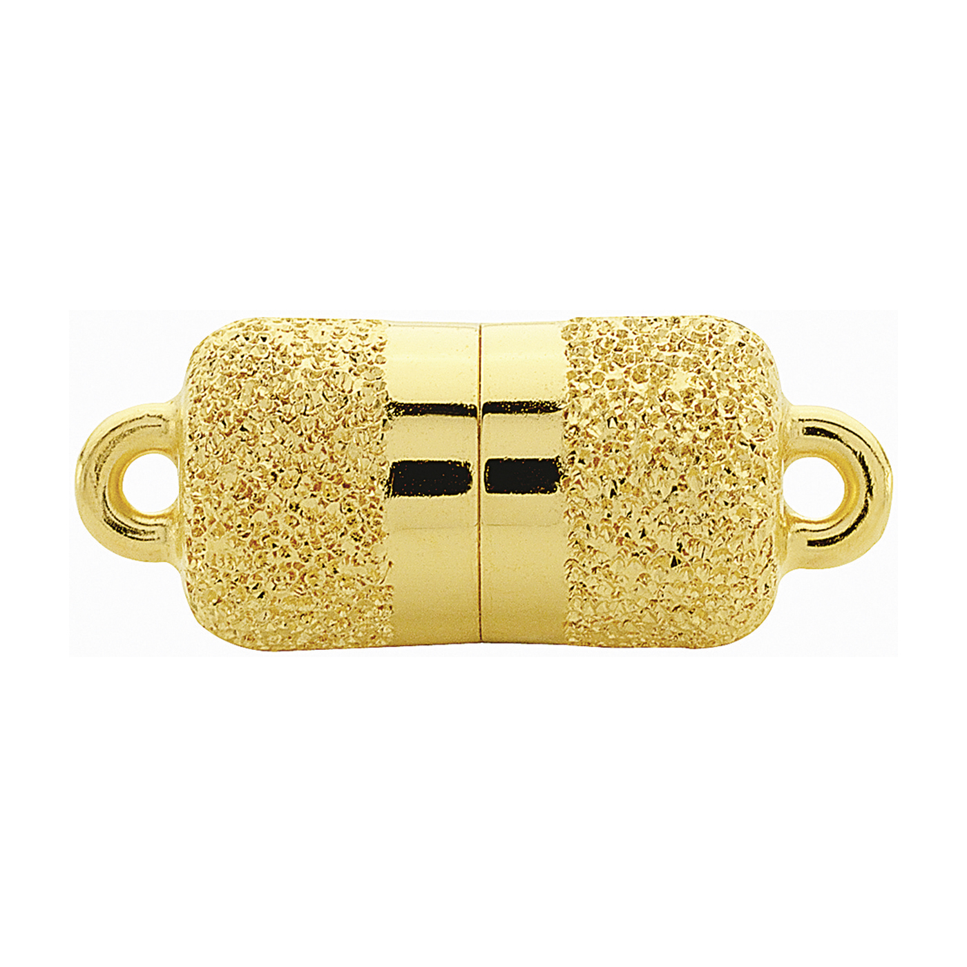 classicLine Magnetic Clasp,Cylinder,925Ag Gold-P.Dia.7x13mm - 1 piece