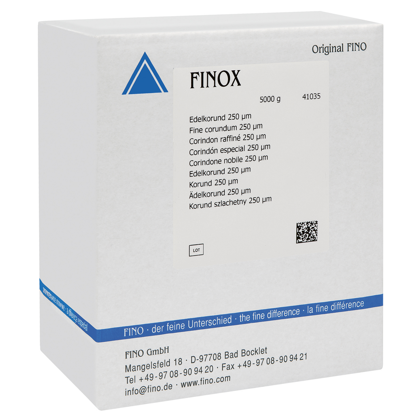 FINOX Edelkorund, 250 µm - 5000 g