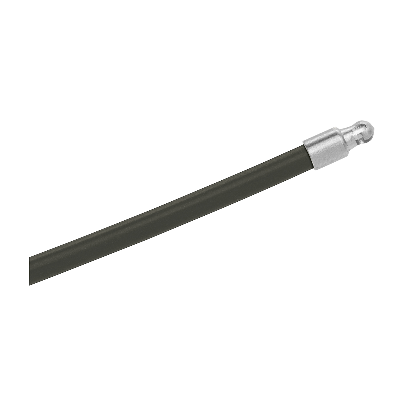 Silicone Circlet, Black, ø 3 mm, 42 cm, Ball Mechanism - 1 piece Silicone Circlet, Black, ø 3 mm, 42 cm, Ball Mechanism - 1 piece