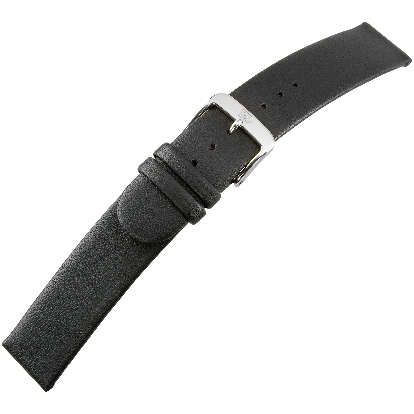 Di-Modell Uhrenarmband Elegance, Damen, schwarz, 20 mm - 1 Stück