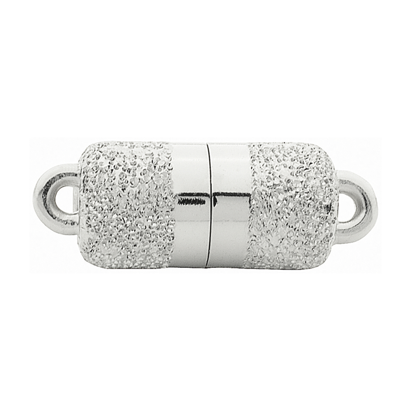 classicLine Magnetic Clasp, Cylinder, 925Ag Dia., 6x13 mm - 1 piece