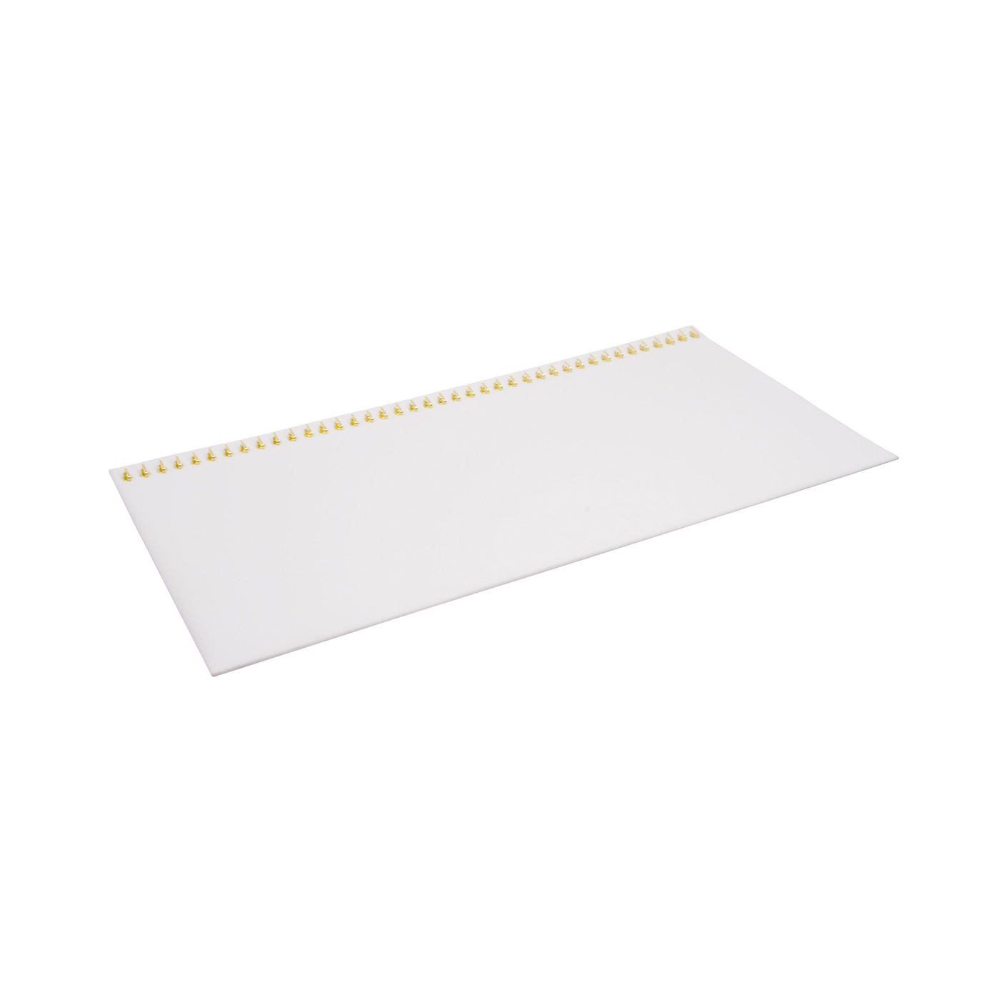Tray System Inlay, White, with Hook Strip, 448 x 224 mm - 1 piece