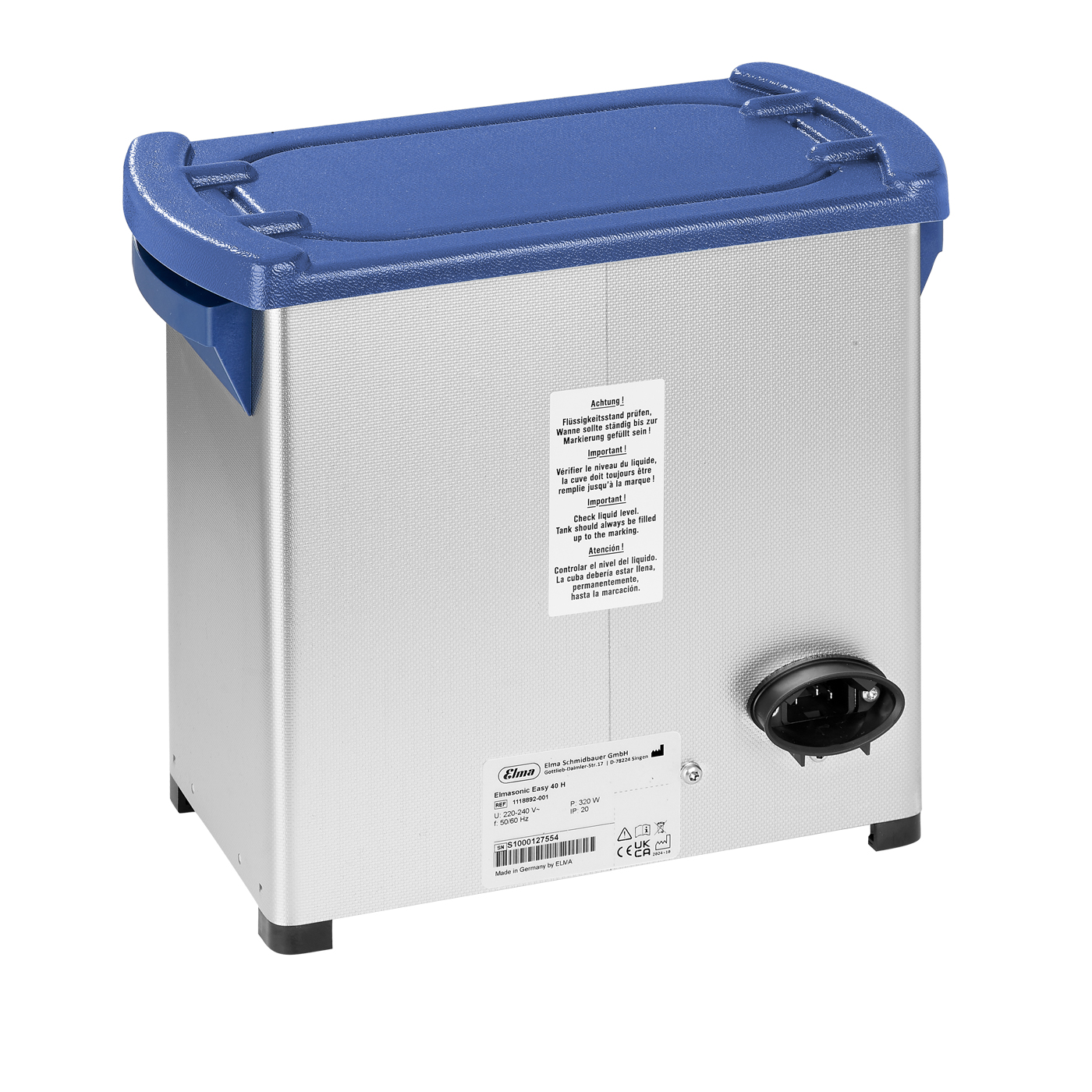 Elmasonic Easy 40H ultrasonic cleaning unit - 1 piece Elmasonic Easy 40H ultrasonic cleaning unit - 1 piece