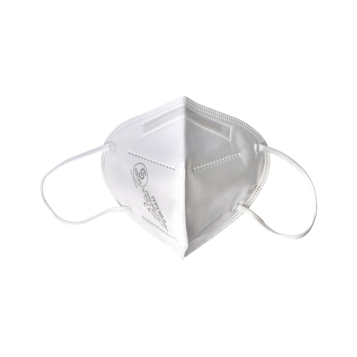 Respirator masks, Protection Class FFP2 NR, white - 10 pieces