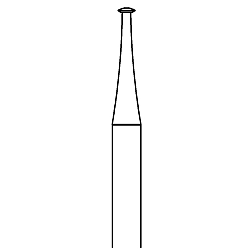 Lens-Shaped Milling Cutter, Fig. 415, ø 1.4 mm - 6 pieces