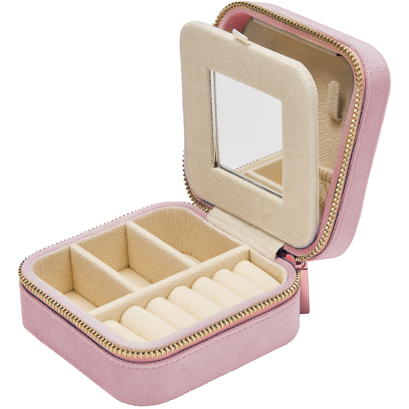 Socases Schmuckkästchen, rosa, 100 x 100 x 50 mm - 1 Stück