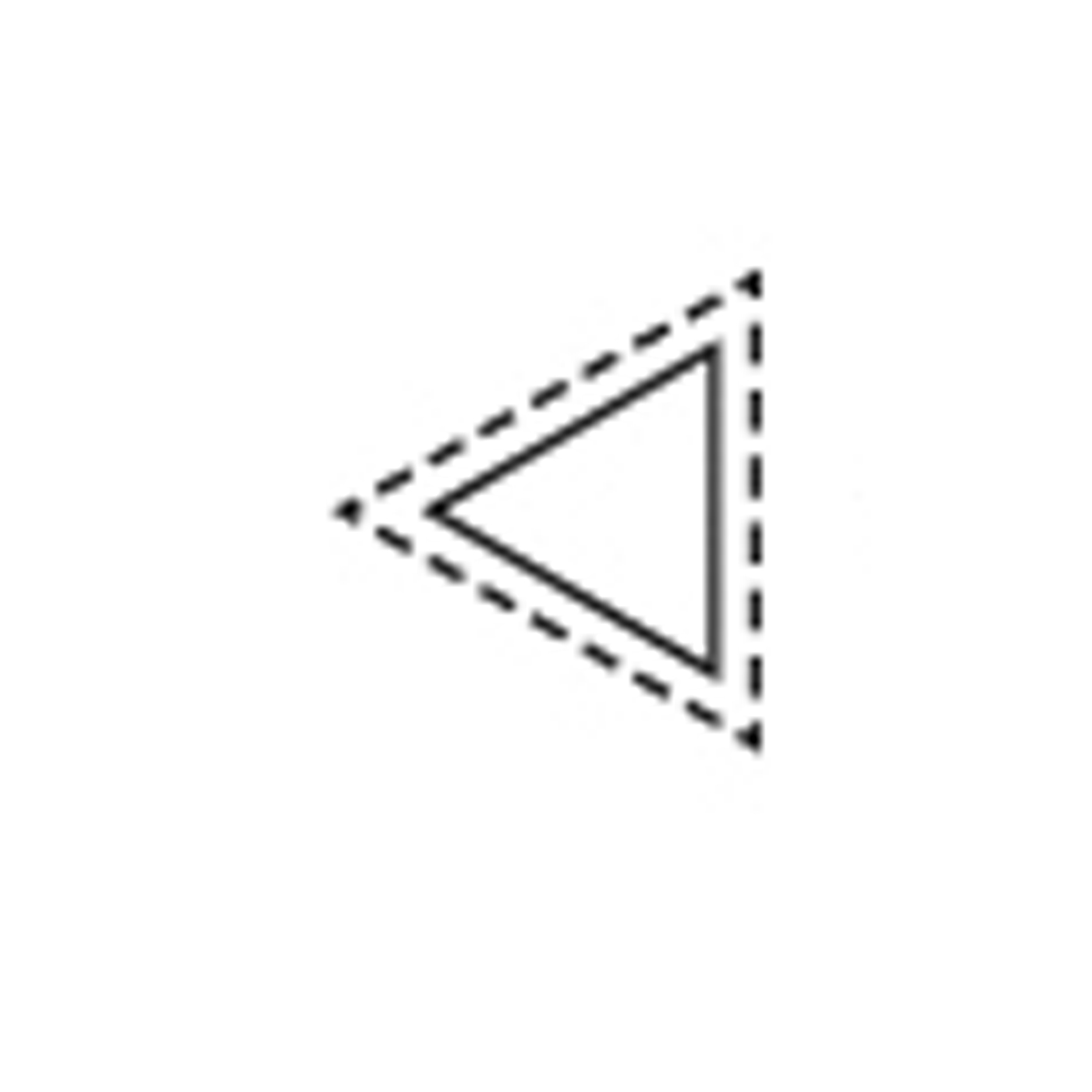 Emery File, Triangular, Grit 180 - 1 piece Emery File, Triangular, Grit 180 - 1 piece