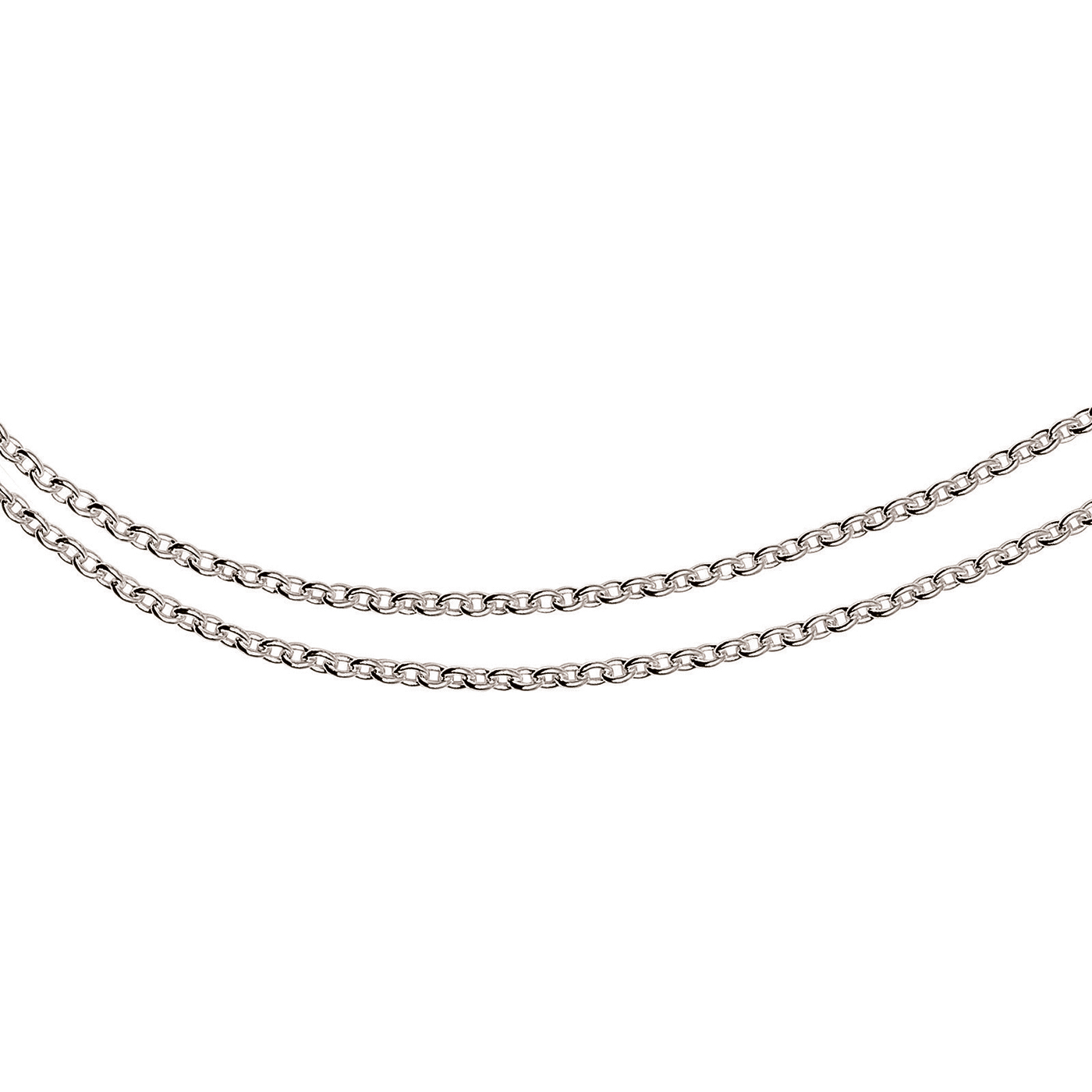 Ankerkette, 585 Wg, 1,10 mm, Meterware - 10 cm